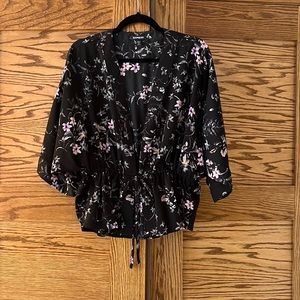 Limited Express Floral Kimono Top, Petite Small